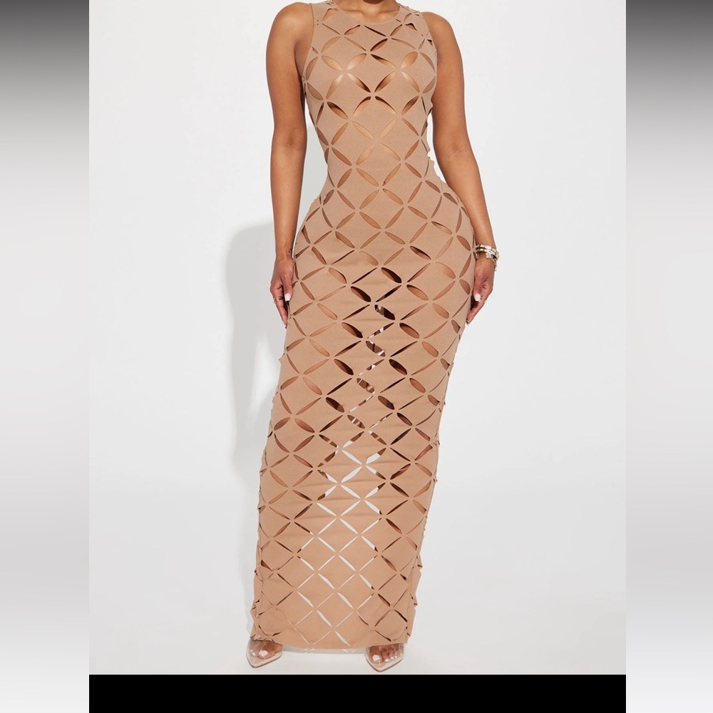 Cut out maxi dress